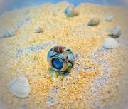 ocean bead with cremains
